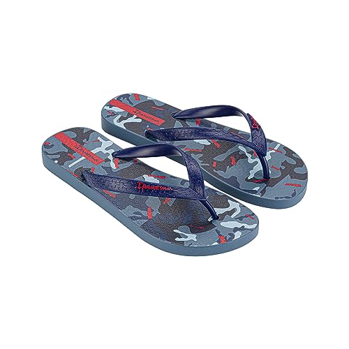 Ipanema Herren Summer IV AD Flipflop, Blue/RED, 37 EU von Ipanema