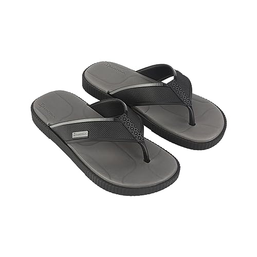 Ipanema Herren Vintage AD Flipflop, Black/Black/Grey, 42 EU von Ipanema