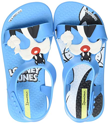 Ipanema Jungen Looney Tunes Baby Flache Sandale, blau, 24 EU Schmal von Ipanema