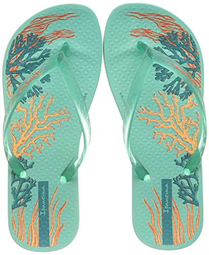 Ipanema Jungen Mädchen ANAT Glossy Kids, Blue/Blue/ORANGE, 25.5 EU von Ipanema