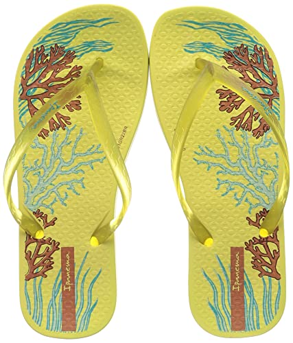 Ipanema Jungen Mädchen ANAT Glossy Kids, Yellow/PINK, 25/26 EU Schmal von Ipanema