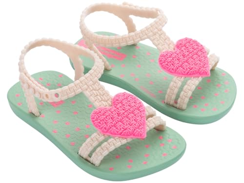 Ipanema Jungen Unisex Kinder My First Baby Flipflop, Mehrfarbig, Grün, Beige, Pink, 21 EU von Ipanema