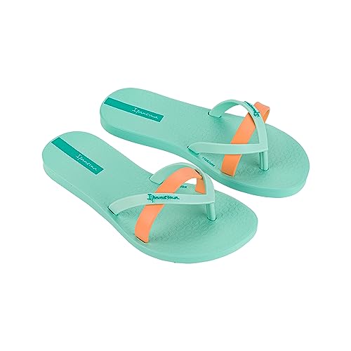 Ipanema Mädchen Kirei Kids Flipflop, Green Orange, 33/34 EU von Ipanema