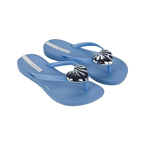 Ipanema Mädchen Maxi Fashion Kids Flipflop, Blue Metallic Blue, 29/30 EU von Ipanema