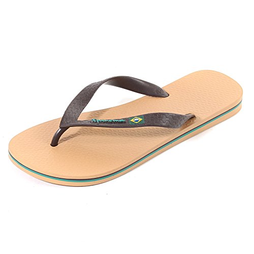 Ipanema Men's Classic Brazil Plastic Flip Flop Brown Sand Size 9/10 von Ipanema