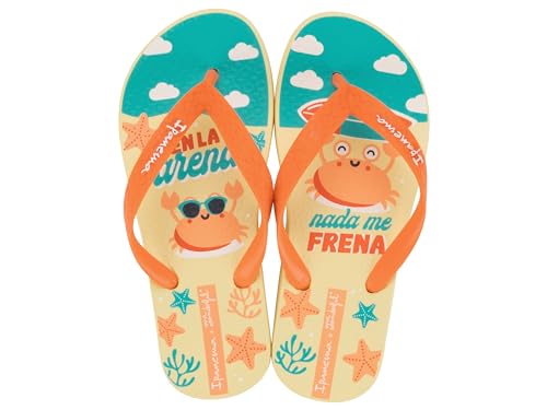 Ipanema Mr Wonderful IV Kids, Unisex-Sandale für Kinder, orange, 25/26 EU von Ipanema