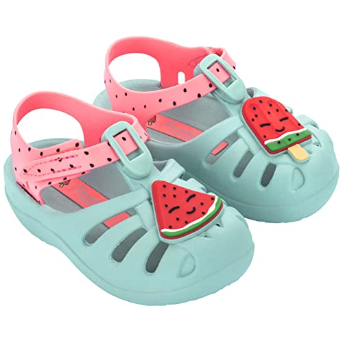 Ipanema Summer Baby 83353 Mädchen Badesandale, Green/Pink/EIS, Gr. 25-26 von Ipanema