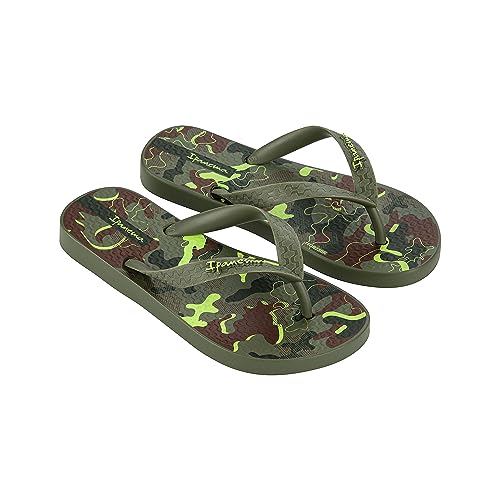Ipanema Unisex Kinder Temas Xiv Kids Flipflop, Green Brown, 25/26 EU von Ipanema