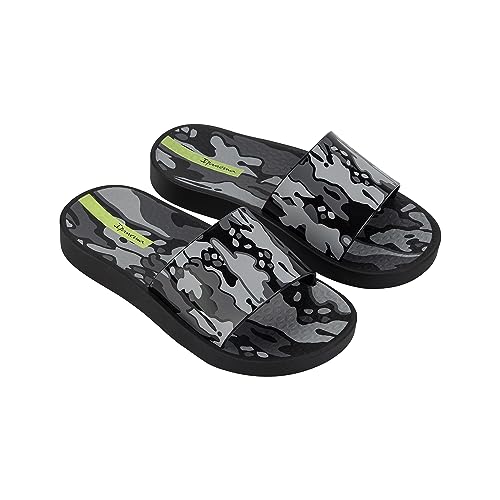 Ipanema Unisex Kinder Urban V Slide Kids Schiebe-Sandalen, Black Black Grey, 25/26 EU von Ipanema