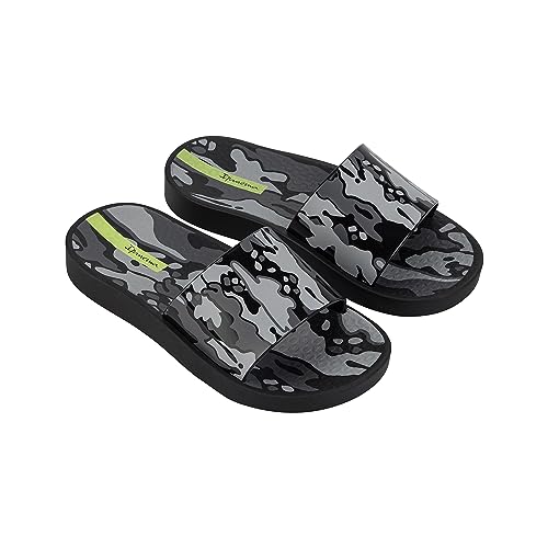 Ipanema Unisex Kinder Urban V Slide Kids Schiebe-Sandalen, Black Black Grey, 33/34 EU von Ipanema