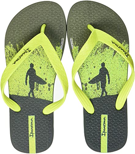 Ipanema Unisex-Kinder TEMAS IX Kids Flipflop, Green/Neon Green, 27 EU von Ipanema