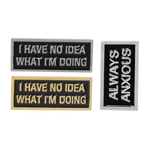 1 Satz Teiliges Kreatives Broschen Legierung Anstecknadeln Mit Einzigartigem Design Für Kleidung Taschen Rucksäcke Hüte Perfektes Accessoire Für Jede Gelegenheit 3 Stück von Ipetboom