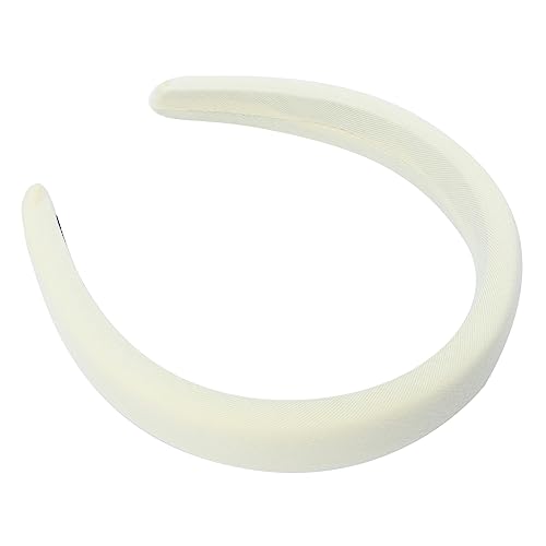 Ipetboom Haarmanschette 1Stk dickes Schwamm-Stirnband haarschmuck das Gesicht Kopfbedeckung Mädchen Tuch (Polyester) Brautkopfschmuck Für Die Hochzeit von Ipetboom