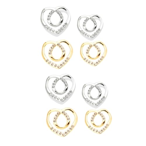 2 Sätze Teiliges Dekorative Kleidungsclips Für Schals Shirts Accessoires Mit Eleganter Design Für Verschiedene Anlässe 4 Stücke * 2 von Ipetboom