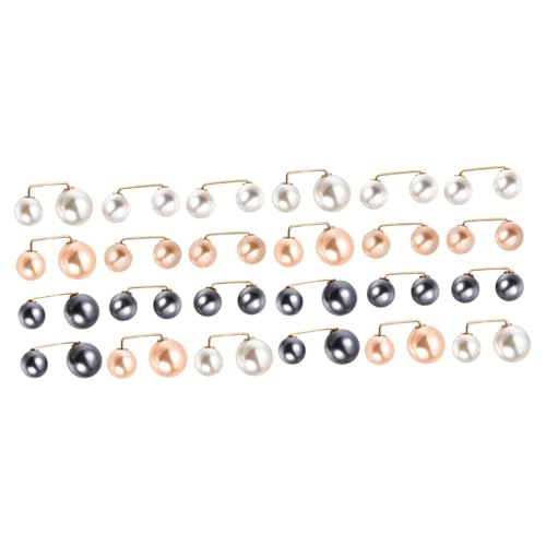 2 Sätze Teiliges Sicherheitsbrosche Mit Perlen Praktische Anstecknadel Für Damen Vielseitig Für Kleidung Schals Handtaschen Bruchfest Einfacher Gebrauch 12 Stück * 2 von Ipetboom