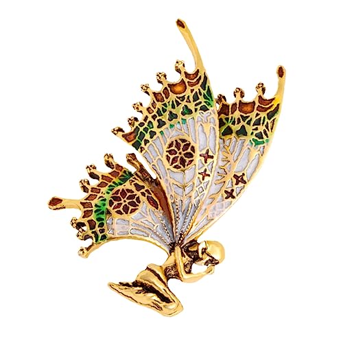 2 Stck. Brosche für Kleidung Eleganter Anstecker für Partys Festivals Besondere Anlässe Kreatives Accessoire für Jacken Schals Taschen Einzigartiges Design mit Funkelnden Elementen von Ipetboom