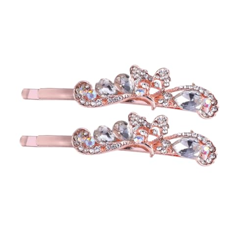 2-teiliges Set Haarnadeln Frauenhaar Vintage Schmuck Retro Schmuck Haarschmuck Für Frauen Hochzeit Haarspange Barrettes Für Frauen. Metallhaarplatten Damen Anmut Schmücken Weiß von Ipetboom