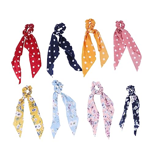 24 Stk haarschmuck Haarbänder Frauen Haargummi Stirnband-Schal Bowknot-Haargummis Pferdeschwanzhalter elastisches Haargummi Bowknot-Pferdeschwanz-Halter Punktmuster Haarring von Ipetboom