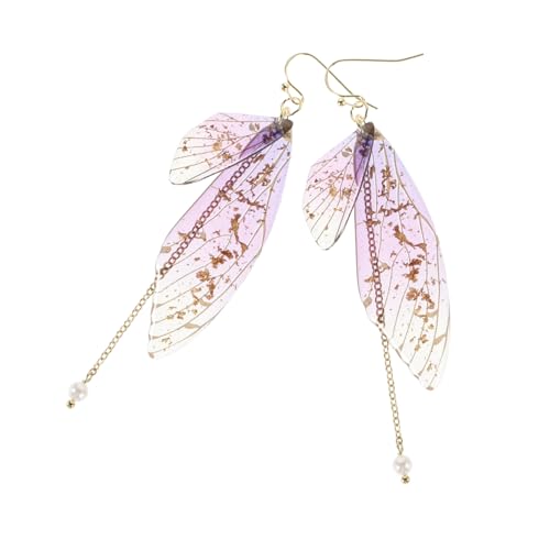 Ipetboom 2stücke Schmetterlings-ohrhänger Mit Simulations-perlen-flügeln Fee-insekten-ohrringe Für Hochzeit Frühling Schmuck-accessoires Ipetboom 2stücke Schmetterlings-ohrhänger Mit Simulations-perlen-flügeln Fee-insekten-ohrringe Für Hochzeit Frühling Schmuck-accessoires von Ipetboom