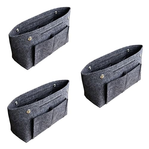 3 STK Tragetaschen für Damen Damen-Tragetaschen Geldbörsen Kosmetiktasche Make-up-Taschen Handtaschen Makeup Tasche Reise-Aufbewahrungstasche Multifunktion Filztasche Wickeltasche von Ipetboom