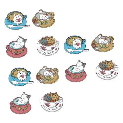 3 Sätze Kawaii Katzen Broschen Teiliges Cartoon Abzeichen Für Rucksäcke Kleidung Diy Bastelprojekte Dekoration Für Freunde Familie Für 4 Stück * 3 von Ipetboom