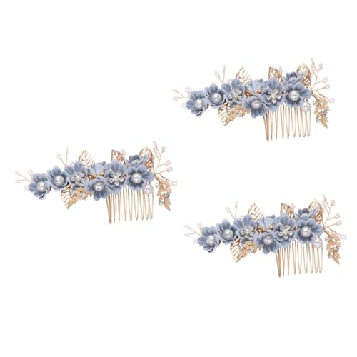 3 Stk Haarkamm für die Braut Kristall-Haaranhänger Haarspangen für Damen Juwel Haarkamm Tiara haarschmuck Hochzeit Haarkamm Brauteinsatzkamm Kleid Kopfbedeckung Haare hoch Bankett von Ipetboom