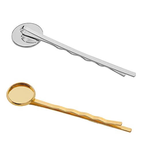 40 Stück Diy Haarschmuck Haarklammern für Glaspatch Vielseitige Praktische Haaraccessoires Zufälligen Farben für Besondere Anlässe Alltagslooks Zufällige Farbe von Ipetboom