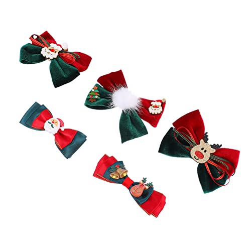 5 Stück Weihnachts Haarnadeln In Rot Und Grün Für Mädchen Haar Accessoires Kleine Haar Accessoires Haarspangen Weihnachts Haarschleifen Weihnachts Haarnadeln Weihnachts Haar Ipetboom von Ipetboom