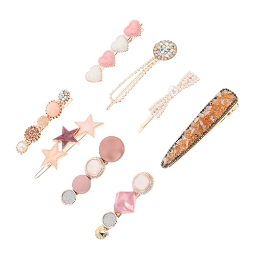 Ipetboom 8stücke Teiliges Perlen-haarspangen Für Damen Niedliche Haarklammern Für Jeden Anlass Hochwertige Haaraccessoires Für Partys Hochzeiten Und Festliche Anlässe von Ipetboom