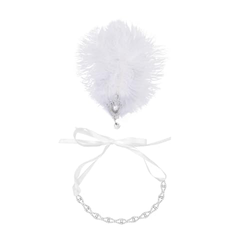 Ipetboom Modisches Stirnband Kopfbedeckung Für Damen Weiß Kreatives Design Für Karnevalsaktivitäten Und Weihnachtsfeiern von Ipetboom