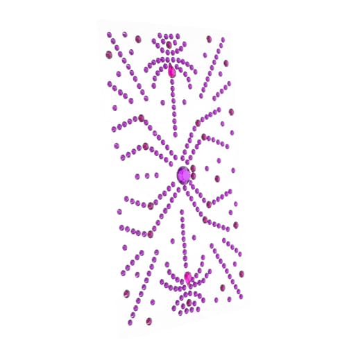 Ipetboom 1blatt Retro Halloween Gesicht Schmuck Mit Spider Design Selbstklebende Edelstein Aufkleber Für Und Bühnenauftritte Vintage Strass Gesichtsjuwelen Für Einzigartige Looks von Ipetboom