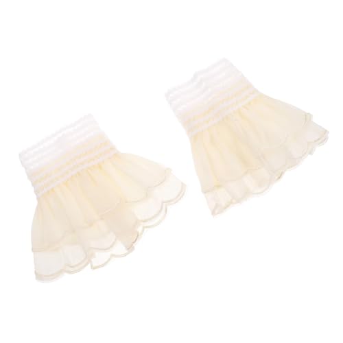 Ipetboom Modische Fake-ärmel Für Damen Abnehmbare Stoffmanschetten Plissierte Hornmanschetten Stilvolles Accessoire-set Ipetboom Modische Fake-ärmel Für Damen Abnehmbare Stoffmanschetten Plissierte Hornmanschetten Stilvolles Accessoire-set von Ipetboom
