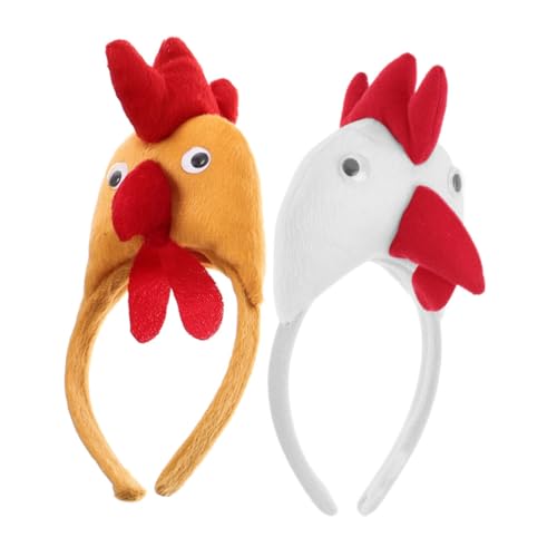 Ipetboom 1paar Hühner Kostüm Zubehör Lustiger Hühner Kopfband Für Erwachsene Für Cosplay Und Festlichkeiten Foto-requisiten Für Partys Und Festivals von Ipetboom