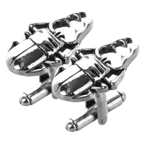 Ipetboom 1 Paar Manschettenknöpfe Retro Manschettenknöpfe Smokingknöpfe Kleidung Accessoire Smokinghemd Ohrstecker Manschettenknöpfe Silber Zinklegierung von Ipetboom