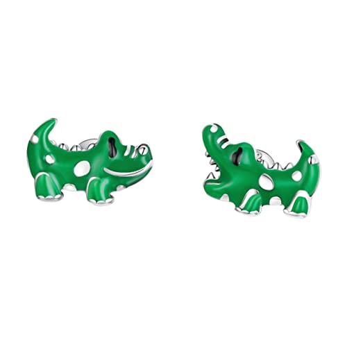 Ipetboom S925 Sterling Silber Ohrstecker für Mädchen Kreative Tierdesign Ohranhänger Leichtes und Modisches Accessoire für Anlässe Stilvoller Ohrschmuck in Form Eines Kleinen Krokodils Ipetboom S925 Sterling Silber Ohrstecker für Mädchen Kreative Tierdesign Ohranhänger Leichtes und Modisches Accessoire für Anlässe Stilvoller Ohrschmuck in Form Eines Kleinen Krokodils von Ipetboom
