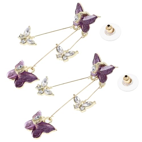 Ipetboom 1 Paar Ohrstecker mit Langen Quasten Ohrringe für Damen für Besondere Anlässe Wie Hochzeiten Geburtstage Modischer Schmuck von Ipetboom