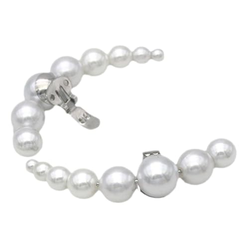 Ipetboom 1 Paar Perlen Schuhclips Abnehmbare Schuhschnallen für Damen Dekorative Applikationen für Pumps Sandalen Stiefel Ballerinas für Weihnachten Muttertag oder Jubiläen von Ipetboom