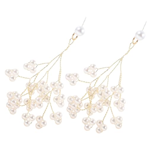 Ipetboom Perlenohrringe Handgefertigte Ohrringe Mit Blättern Zarte Ohrstecker Schmuck Für Party Und Alltag Elegant Und Vielseitig von Ipetboom