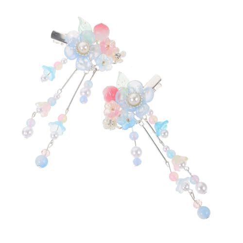 Ipetboom Haarspangen Satz Chinesische Quaste Haarnadeln Im Alten Stil Für Frauen Asiatische Haaraccessoires Mit Blumendekor Für Hochzeiten Und Partys von Ipetboom