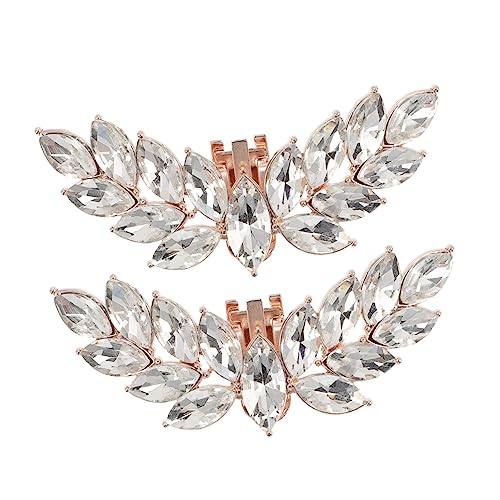 Ipetboom Schuhclips Mit Kristallschnallen Flügelförmige Schuhdekor Für Damen Schuhclip-schnallen Abnehmbare Schuhschmuck Schuhzubehör Für Pumps von Ipetboom