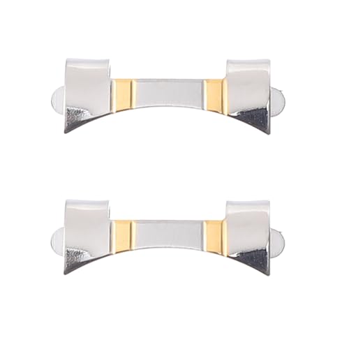 Ipetboom 1 Paar Uhrband Endstücke Ersatzverbinder für Armbänder Einfache DIY Installation Langlebig Rostfrei Passend für Verschiedene Uhrenmodelle für Männer Frauen von Ipetboom
