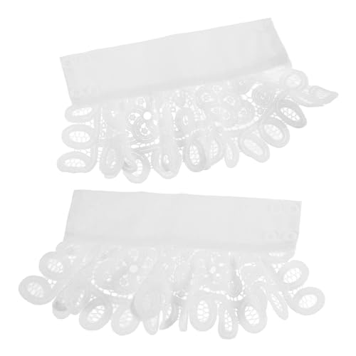 Ipetboom Spitzen-handgelenkmanschetten Abnehmbar Für Mädchenkleider Falsche Ärmelmanschetten Dekorativ Elastisch von Ipetboom