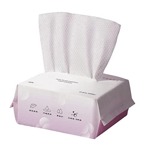Ipetboom Unverzichtbare Gesichtstücher 80 Stück Einweg-waschlappen Trocken-nass-extraktionstuch Make-up-entferner-pad Für Den Täglichen Gebrauch Reisen Und Outdoor Zufälliger Stil von Ipetboom