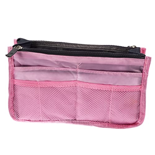 Ipetboom 1 STK Handtaschenfutter Kulturbeutel Für Unterwegs Kosmetiktasche Für Damen wasserdichte Kosmetiktasche Tascheneinsatz Makeup Tasche Damen Geldbörse Nylontasche Digital Rosa Reisen von Ipetboom