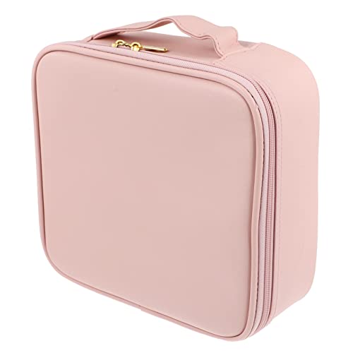 Ipetboom 1 STK Kosmetiktasche Organizer für Kosmetikkoffer tragbar Make-up-Taschen Make-up Pinsel Make-up-Pinselhalter strapazierfähige Make-up-Werkzeugtasche Handlich Rosa von Ipetboom