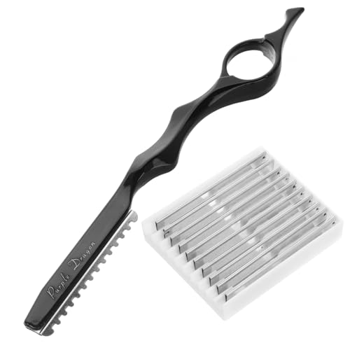 Ipetboom Haarschneide Austauschbaren Klingen Für Trimmen Und Ausdünnen Leicht Zu Handhaben Mit Robustem Griff Für Professionelles Haarstyling von Ipetboom