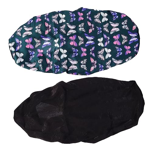 Ipetboom Seiden Schlafmütze Für Damen Haarhaube Zum Schlafen Waschen Und Baden Elastische Mütze Für Erwachsene Accessoire Aus Seidenimitat von Ipetboom