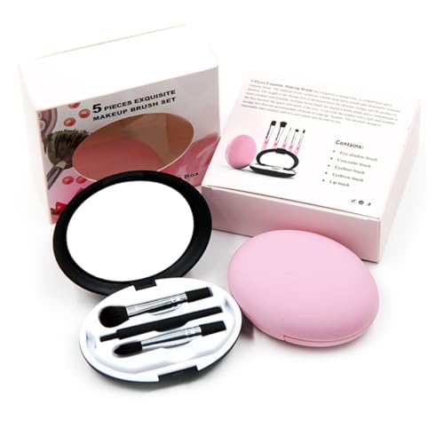 Ipetboom 1 Satz 5 Stk Augenpinsel Reise-make-up Make-up-pinsel-set Gel-eyeliner-pinsel Augen-make-up-pinsel Kosmetisches Werkzeug Mini-make-up Flüssiger Lidschatten Beauty-tools Tragbar von Ipetboom