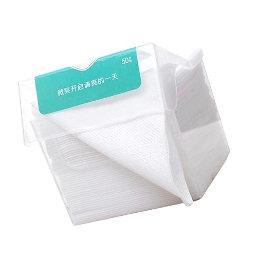 Ipetboom 1 Satz 50St makeup remover wipes großes handtuch trockene Baumwolltücher Make-up Gesichtsreinigungstuch Einweg-Gesichtshandtücher Gesichtstücher aus Baumwolle Weiß von Ipetboom