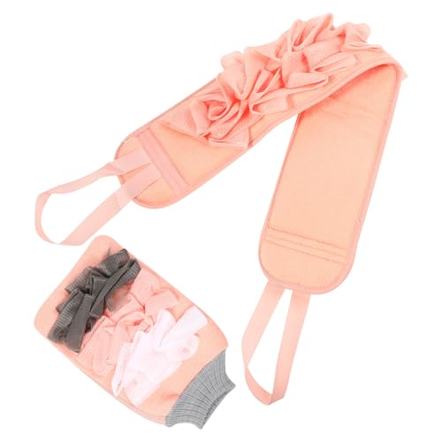 Ipetboom Doppelseitige Badehandschuhe Mit Schwamm – 2er-pack – Waschhandtuch & Toilettenartikel – Badetücher – Effizienter Körperschrubber von Ipetboom